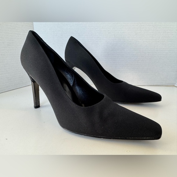 Paloma Fabric Classic Pointed Pumps Heels Women’s Size 9.5 B - Picture 4 of 8